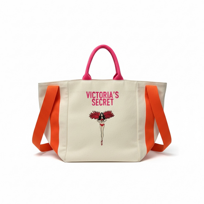 Inspired Victoria Secret Model Adriana Lima Embroidered Bag