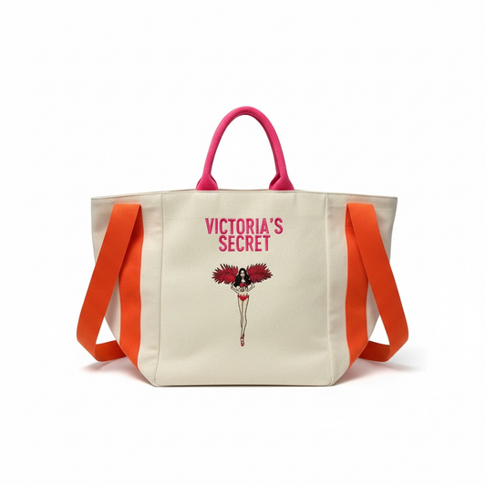 Inspired Victoria Secret Model Adriana Lima Embroidered Bag
